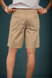 Men's Printed Short - Beige Flower