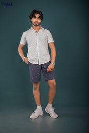 Men's Printed Short-Navy Crabs