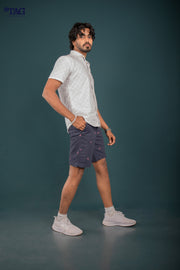 Men's Printed Short-Navy Crabs