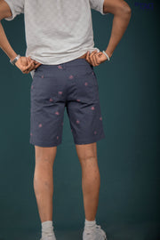 Men's Printed Short-Navy Crabs