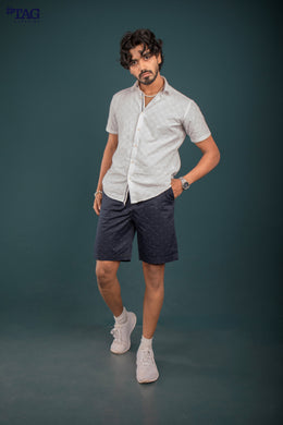 Men's Printed Short - Dark Navy Flower