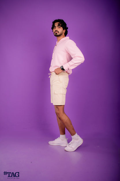 Flex Jogger Cargo Short - Cream