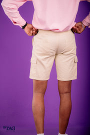 Flex Jogger Cargo Short - Cream