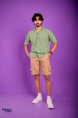 Men's Cargo short- Beige