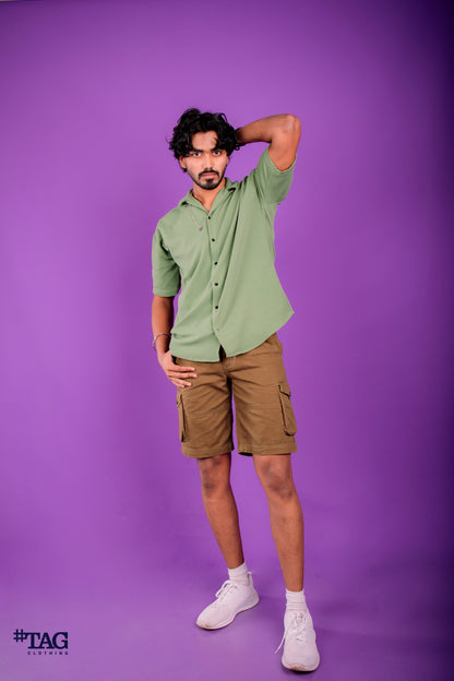 Men's Cargo Short- Brown