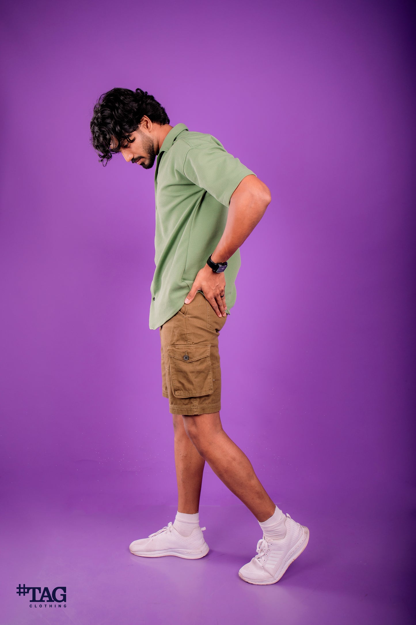 Men's Cargo Short- Brown