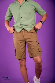 Men's Cargo Short- Brown