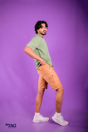 Pocket On Pocket Short - Light Brown