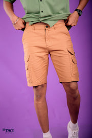 Pocket On Pocket Short - Light Brown