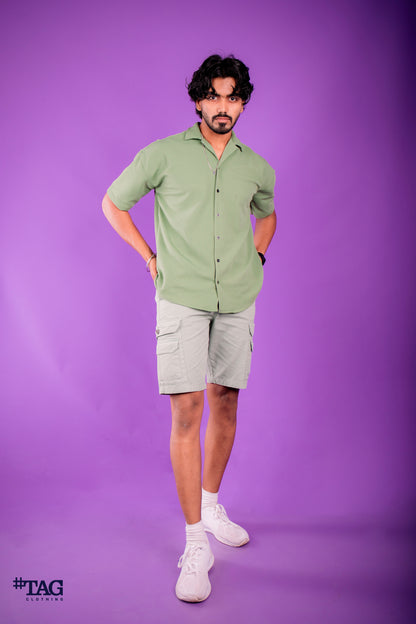 Pocket On Pocket Short- Gray