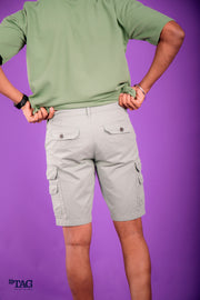Pocket On Pocket Short- Gray