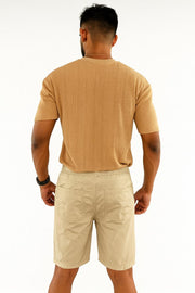 Jogger Short- Tan