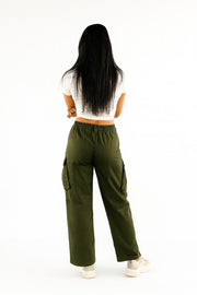 Ladies Cargo Pant - Olive