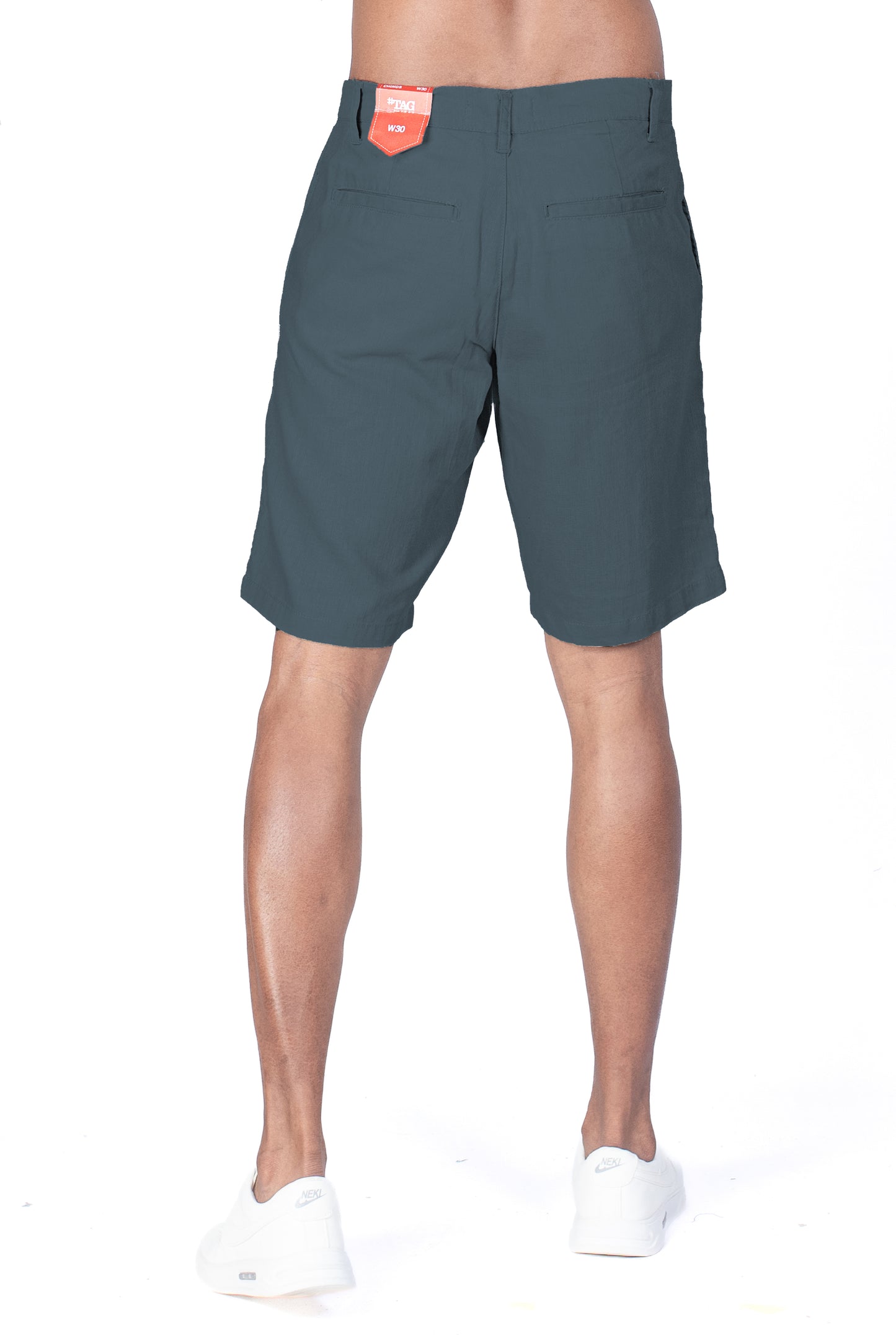 Men's Linen Short - Iron Grey