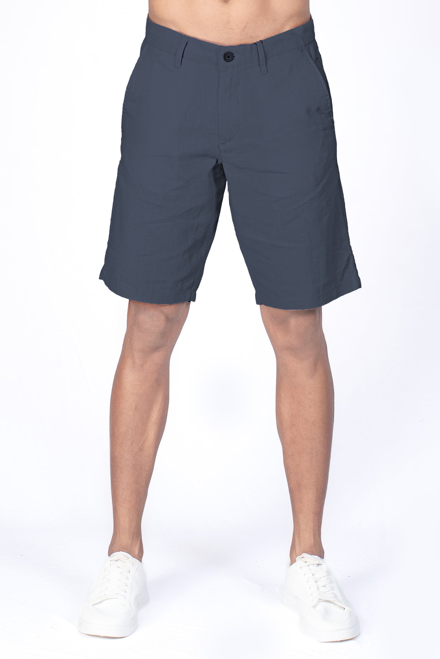 Men's Linen Short - Midnight Blue