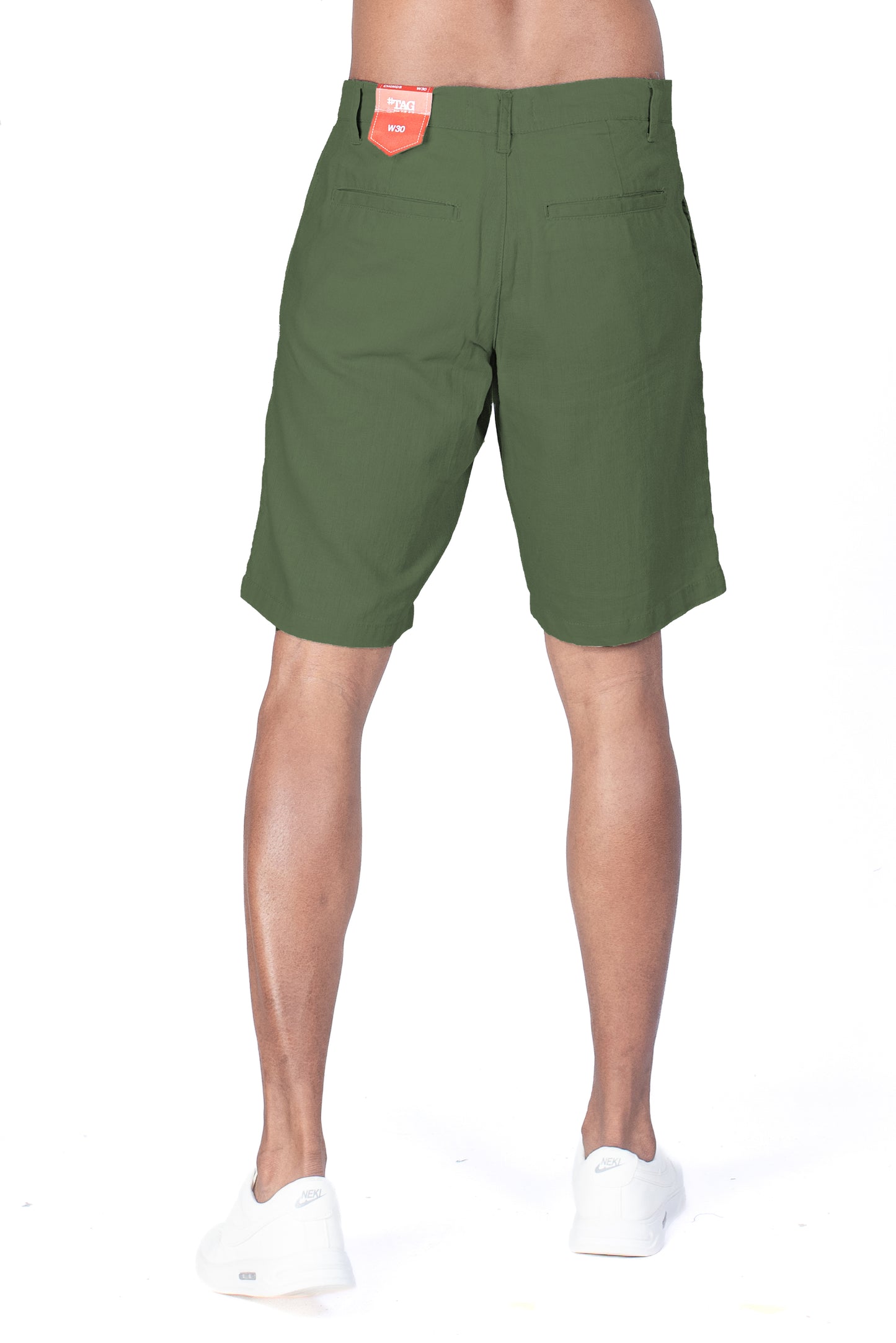 Men's Linen Short - Olive