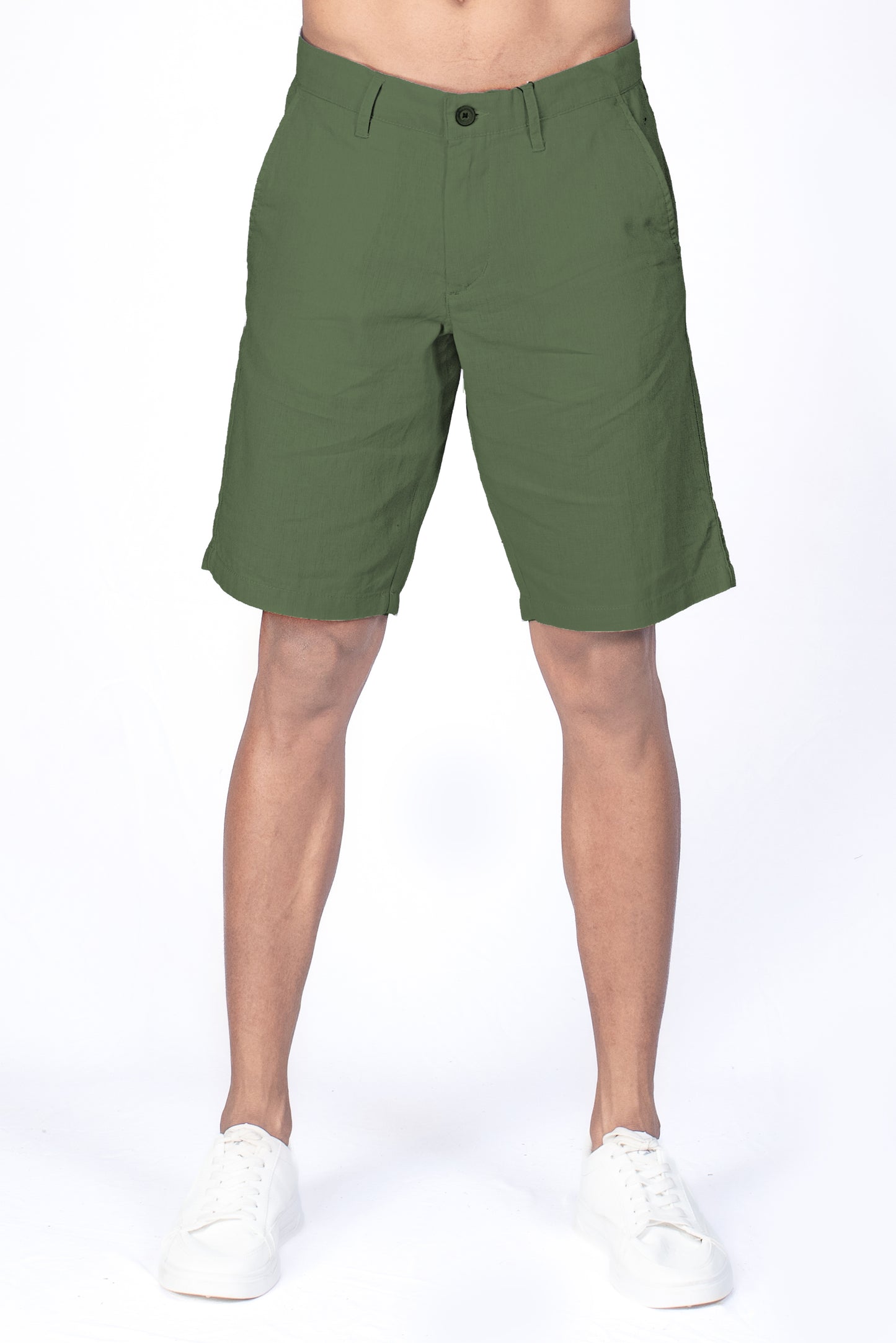 Men's Linen Short - Olive