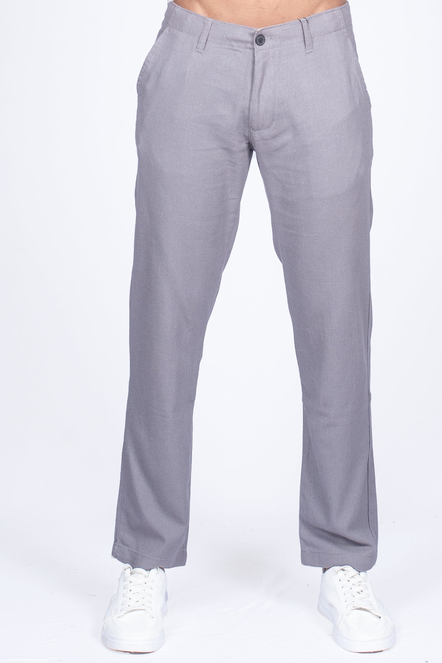 Men's Linen Pant - Misty Grey