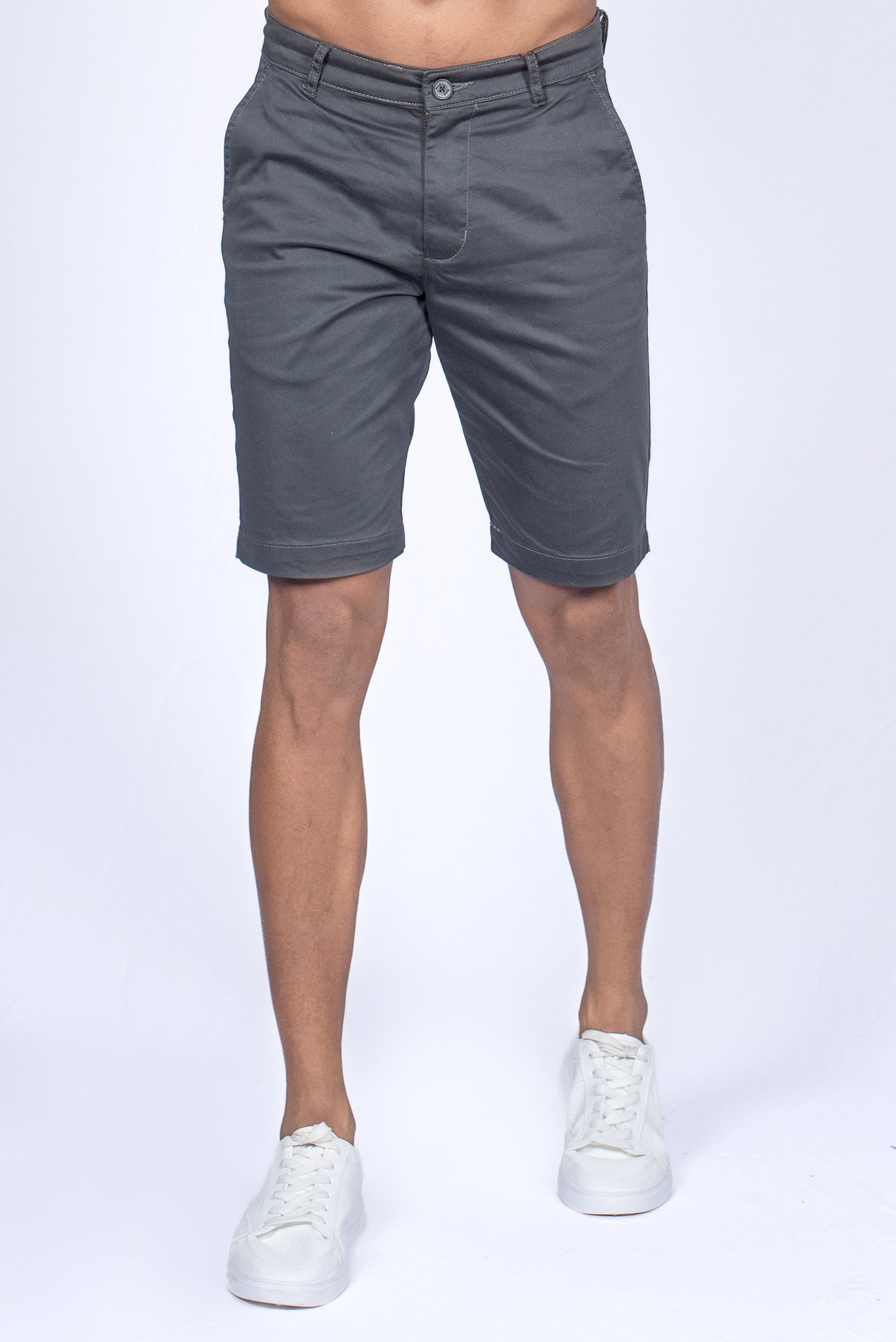 Chino Short - Slate Grey