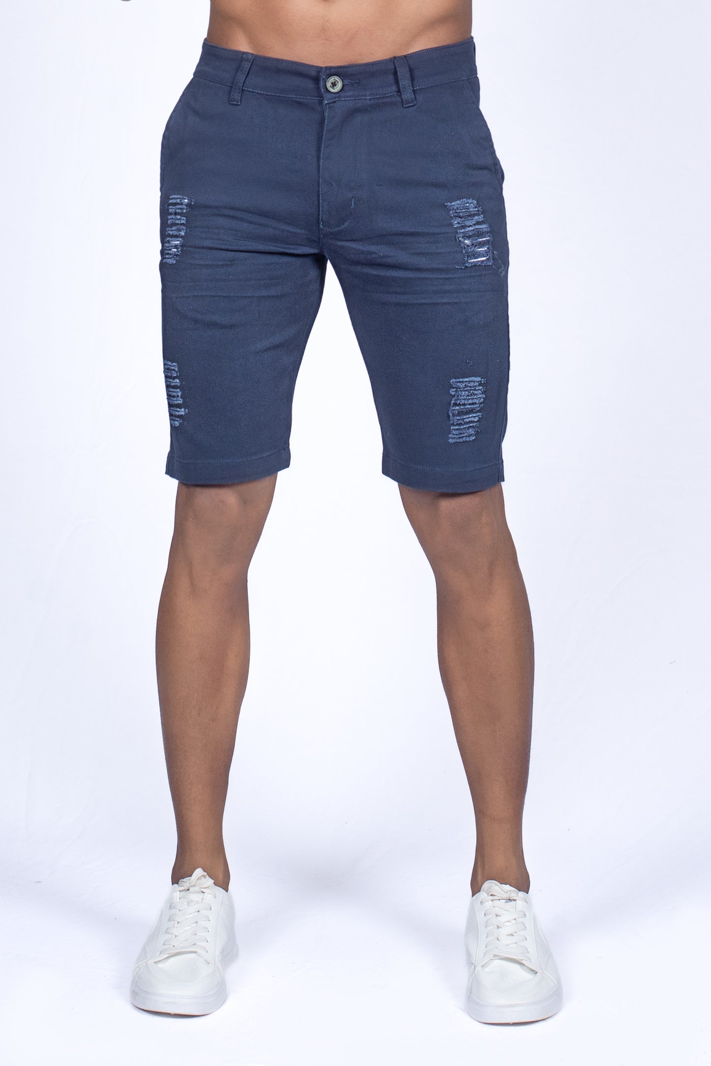 Men's Ripped Short - Yale Blue