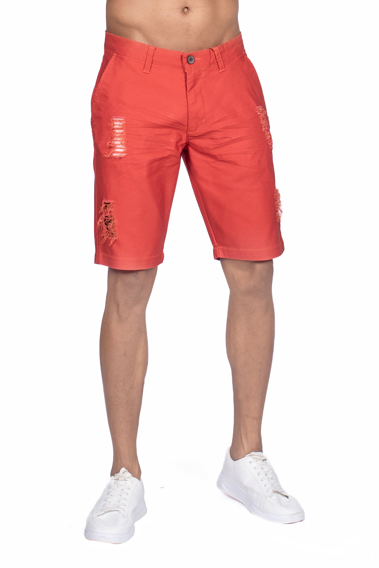 Men's Ripped Short - Fire Orange