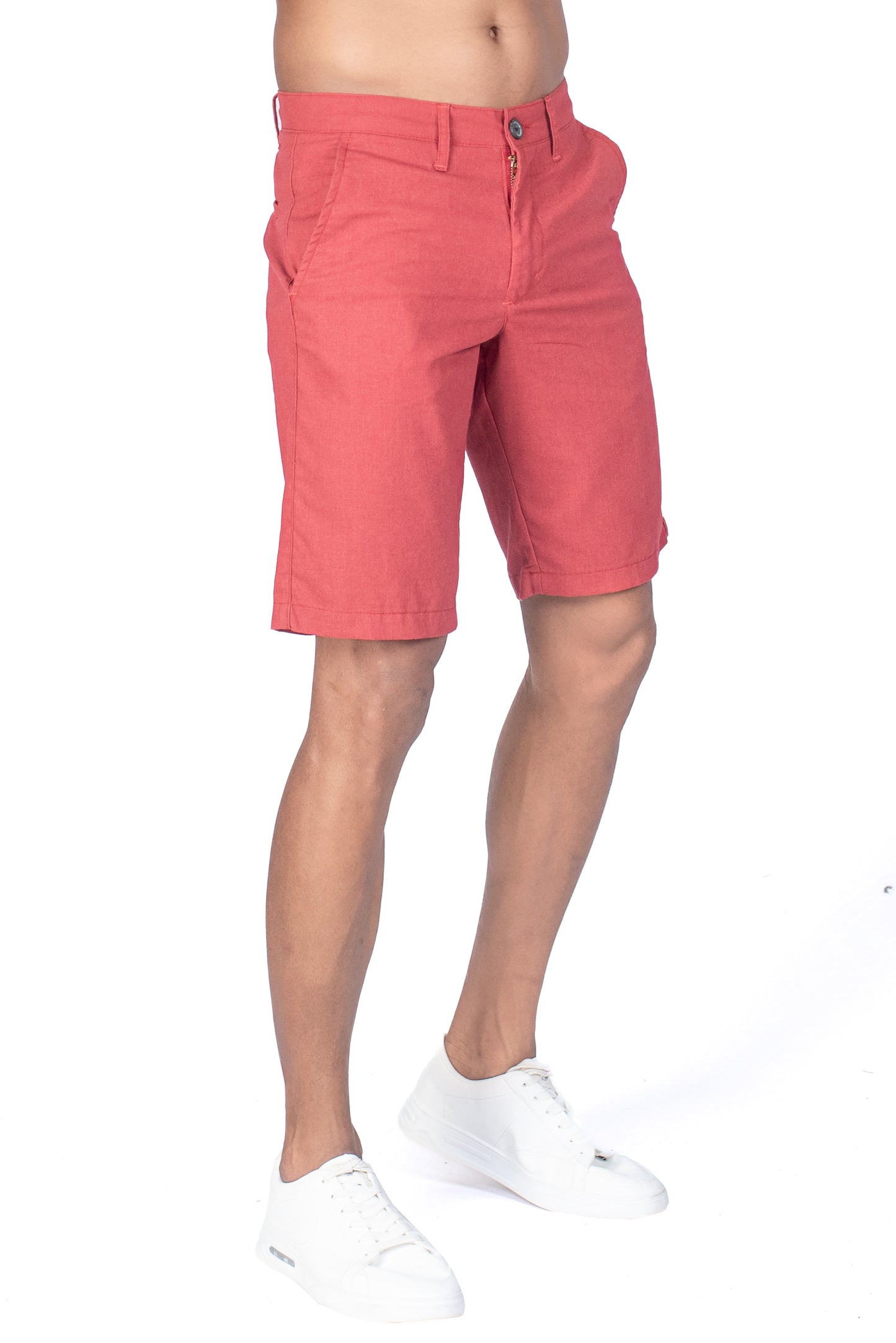 Men's Linen Short - Venetian Red