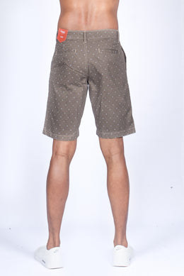 Men's Printed Short - Mushroom Brown