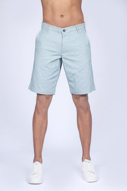 Men's Printed Short - Beau Blue