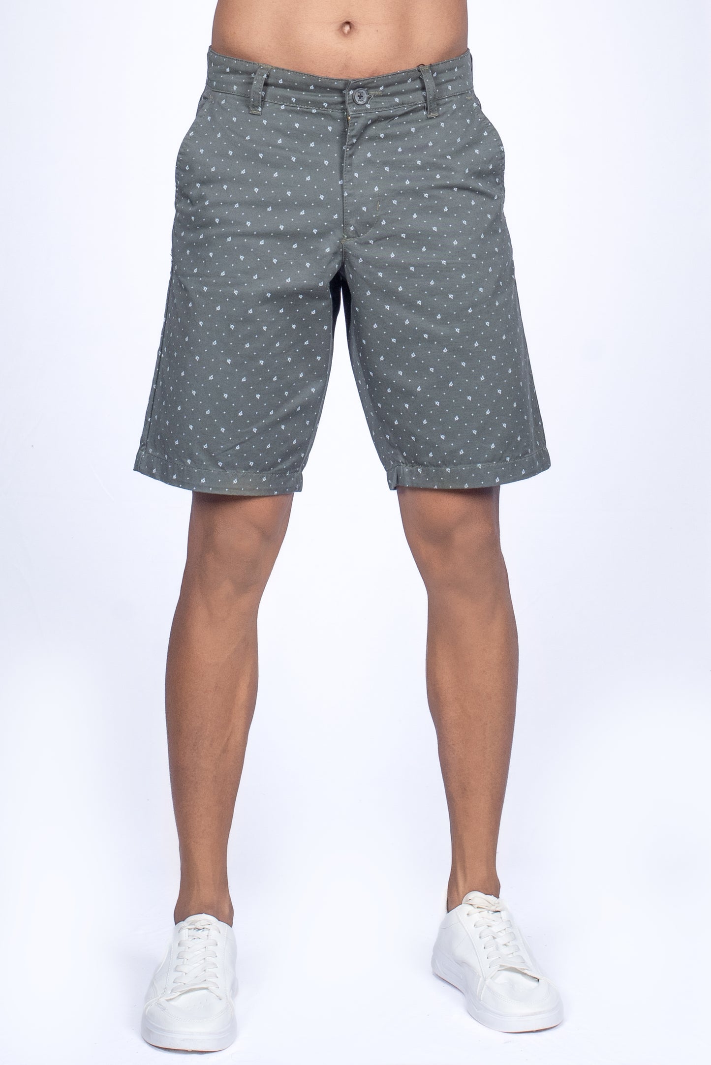 Men's Printed Short - Iron Grey