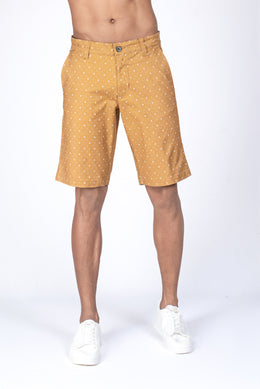 Men's Printed Short - Butterscotch