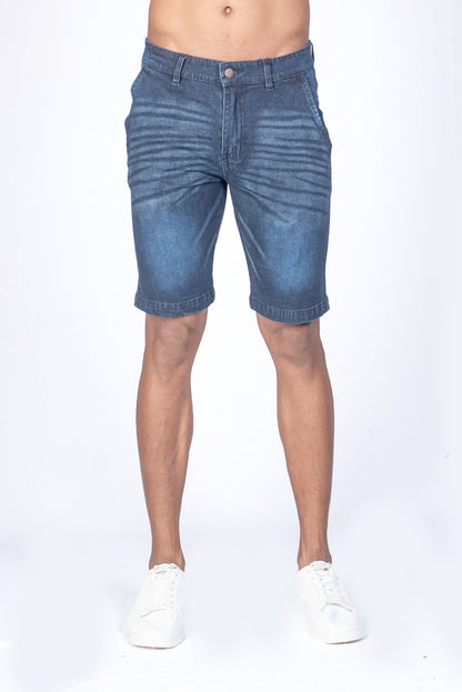 Men's Denim Short - Dark Blue Wash