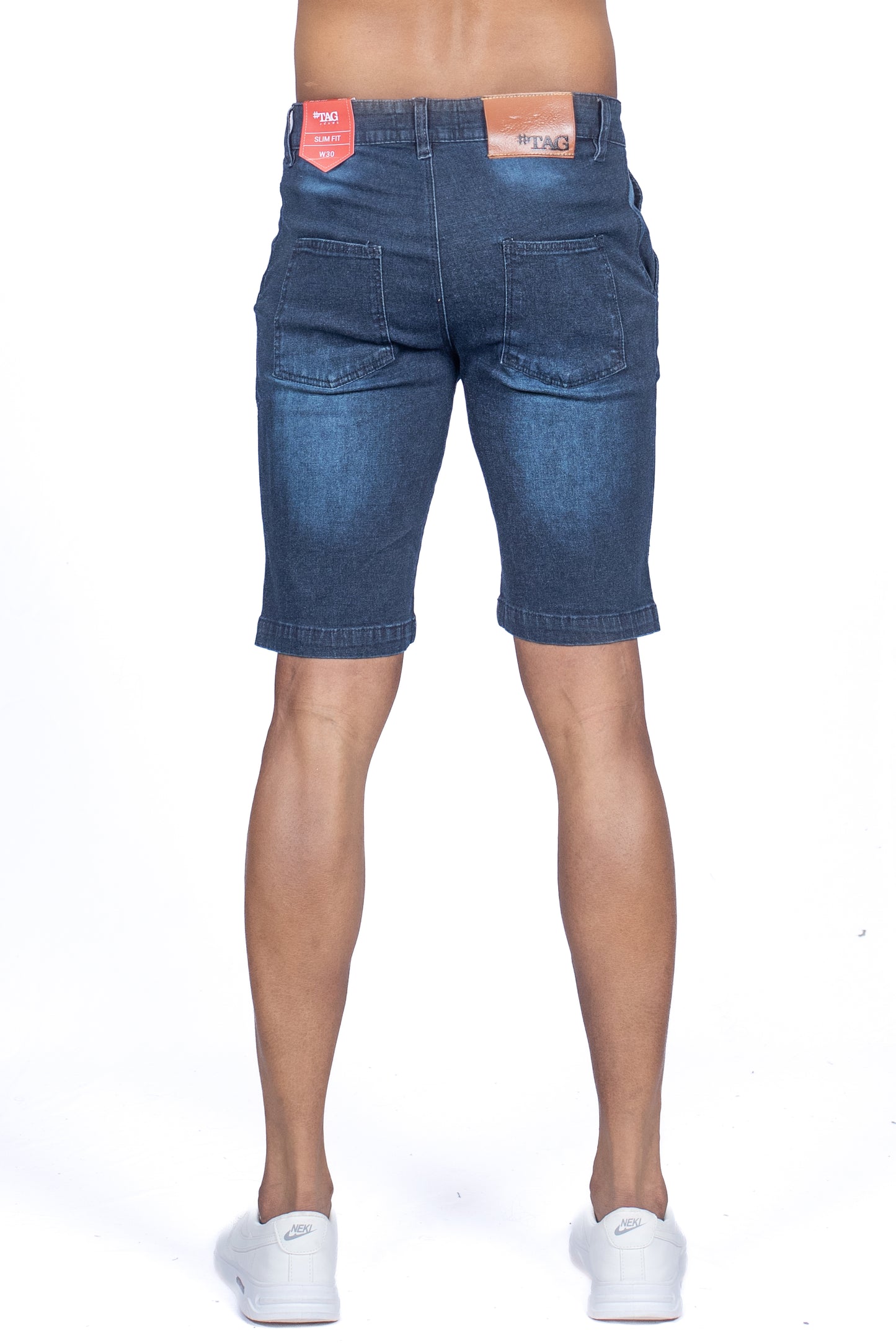 Men's Denim Short - Dark Blue Wash