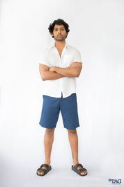 Men's Printed Short - Royal Blue